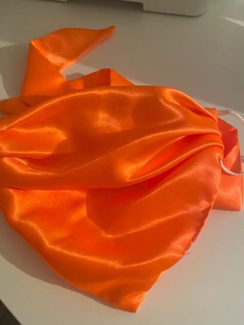 Bandana Face Mask (Plain Collection) - Ibiza Orange