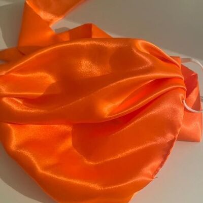 Bandana Face Mask (Plain Collection) - Ibiza Orange