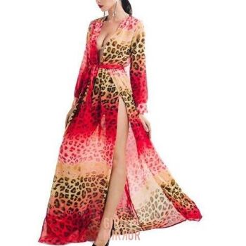 Robe Namir Rouge Tropical 5