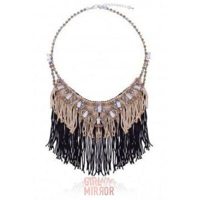 SuperTrash - Naz Necklace - Black/Peach