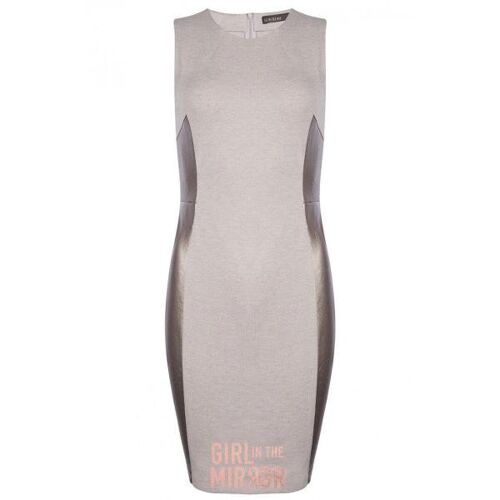 SuperTrash - Deelited Dress - Oatmeal/Melange