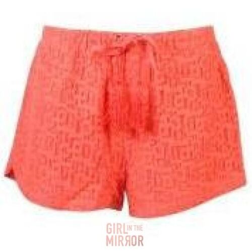 Minty Meets Munt - Geo Lace PJ Shorts - Coral