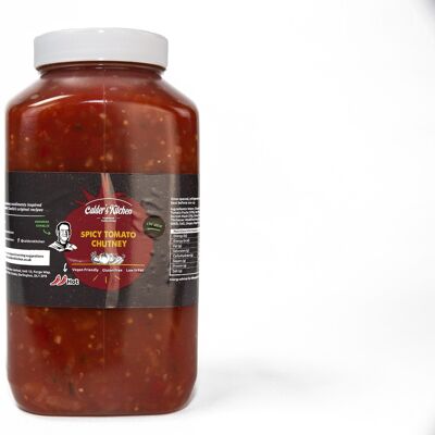 Calder's Kitchen Spicy Tomato Chutney 2,3kg x2 Food Service packs (Vegano y Sin Gluten)
