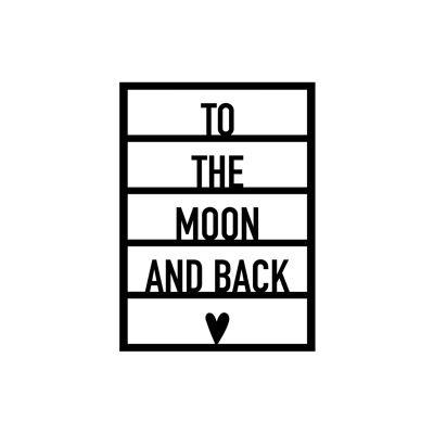 Card.06 To the moon and back
