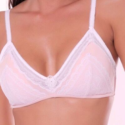 Soutien gorge rose sans-armatures viletta