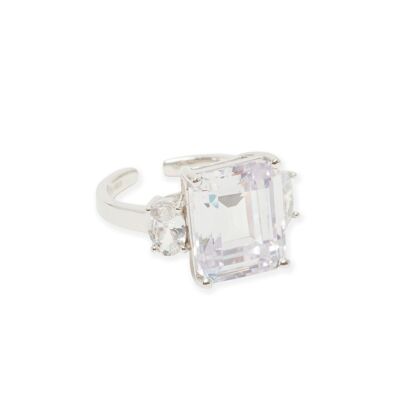 Emerald Diamond Cut Ring