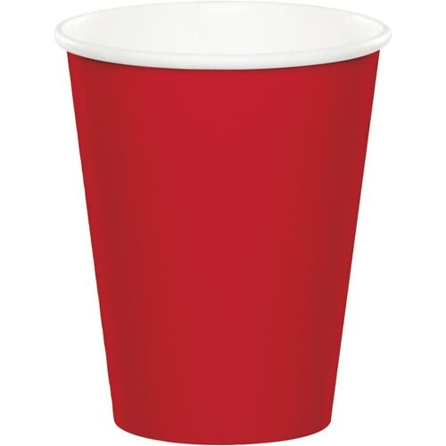 Paper Cups Classic Red