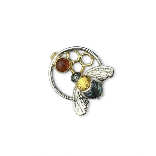 Honeybee Brooch