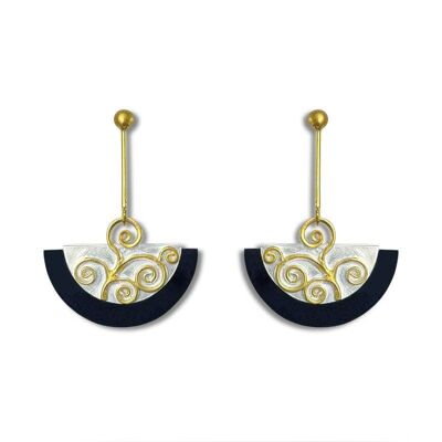 Klimt Design Earrings