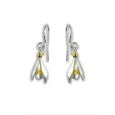 Boucles d'oreilles perce-neige