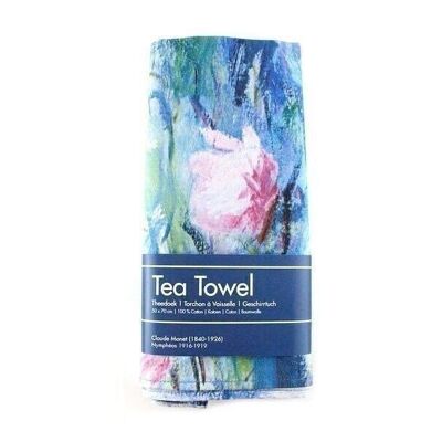 Tea towel, Monet, Waterlilies