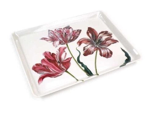 Midi tray (27 x 20 cm), Three tulips, Merian