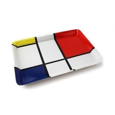 Bandeja para servir, Mini 21 x 14 cm, Composición Mondrian