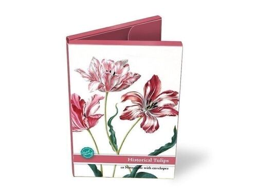 Card wallet, 10 double cards, Historical Tulips