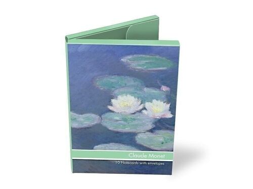 Card wallet, 10 double cards, Monet