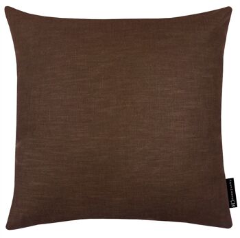 401 Coussin lin 210 chocolat noir 50x50 1