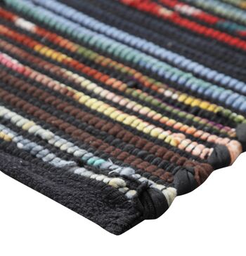 TAPIS TISSÉ À LA MAIN COULEURS COLORÉES POUR LE SALON PEUT ÊTRE UTILISÉ DES DEUX CÔTÉS 3