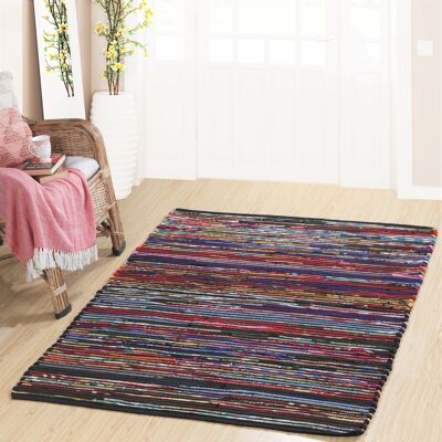 CARPET HAND-WOVEN COLORFUL COLORS FOR THE LIVING ROOM CAN BE USED ON BOTH SIDES
