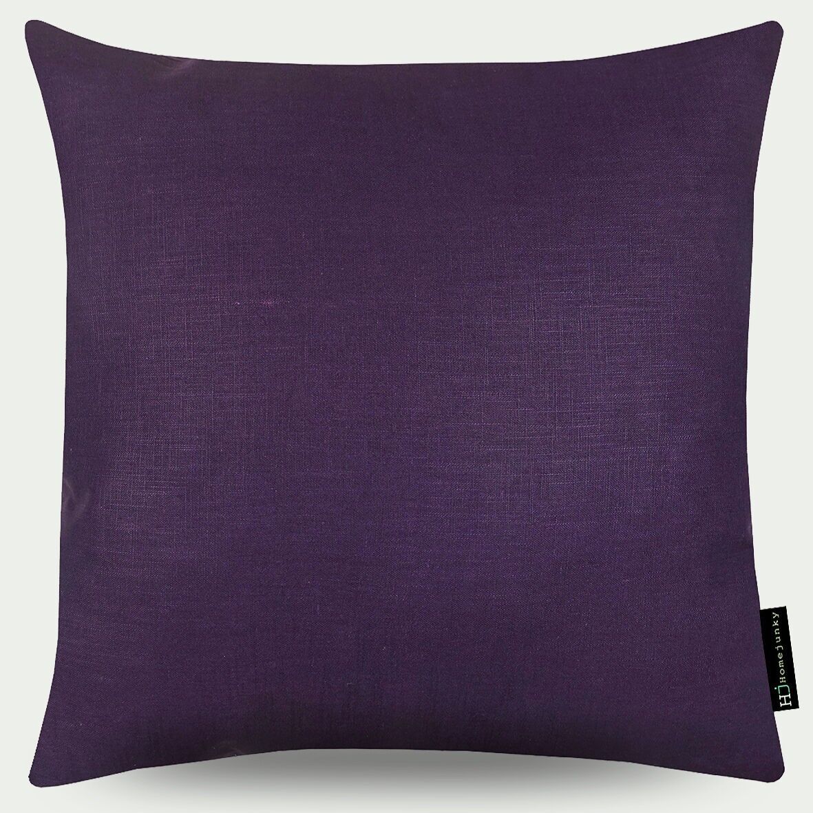 404 Kissen Leinen 800 Aubergine 50x50
