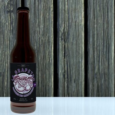 Organic craft beer: La Grapetou, grape ale