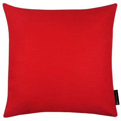 409 Cushion linen 440 red 50x50