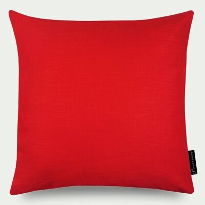409 Kissen Leinen 440 rosso 50x50