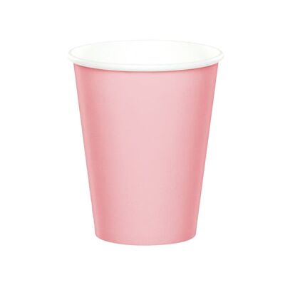 Vasos de Cartón Rosa Clásico