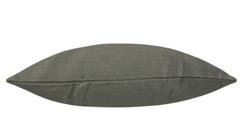 411 Coussin lin 212 vert armée 50x50 2