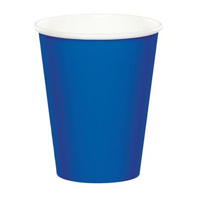 Vasos Cartón Azul Cobalto