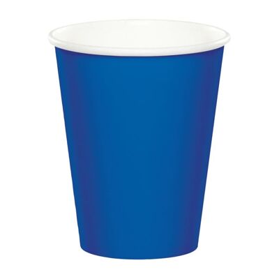 Paper Cups Cobalt Blue