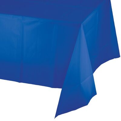 Mantel Plástico Azul Cobalto