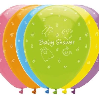 Baby Clothes Latex Balloons All Round Print