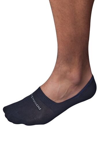 Nosocks Invisible - Coton - bleu foncé 1