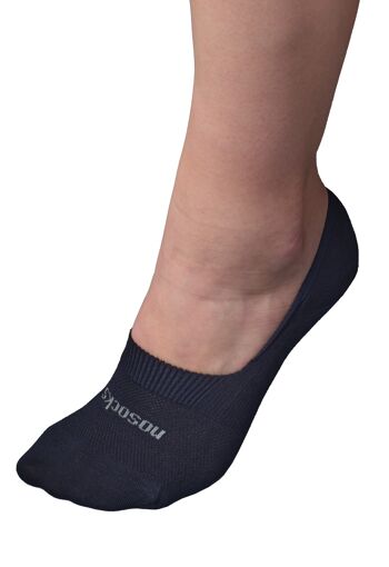 Nosocks Invisible - Coton - bleu foncé 10