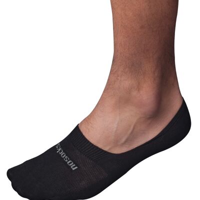 Nosocks Invisible - Coton - noir