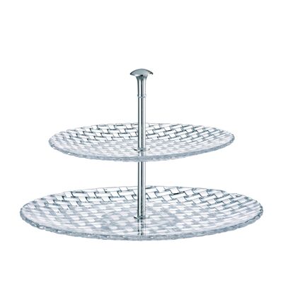 Cake stand large 32 + 23 cm 2 parts Bossa Nova