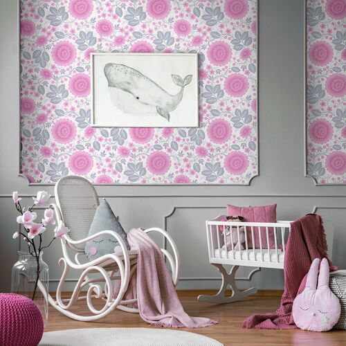 Velina Pink Peony Wallpaper
