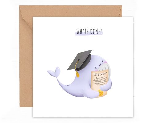 Gevouwen kaart | Whale done!