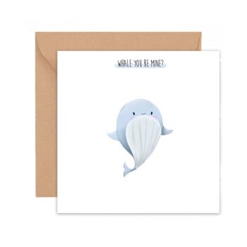 Gevouwen Kaart | Baleine tu es mienne? 1