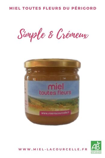 Miel toutes fleurs bio origine France 1kg 2