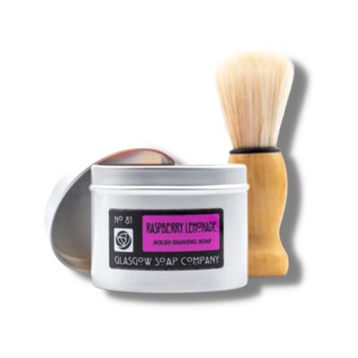 Raspberry Lemonade Shaving Soap - With