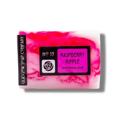 Raspberry Ripple Handmade Soap