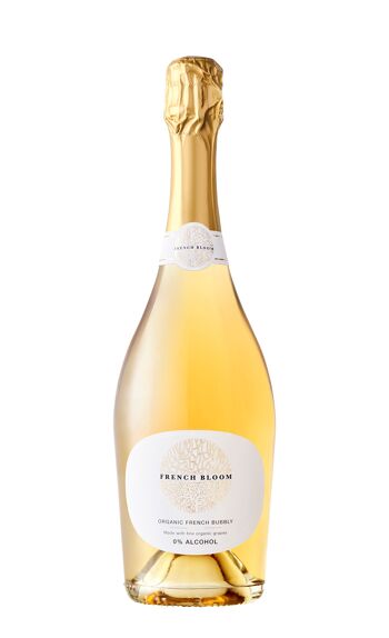 Vin pétillant sans alcool - French bloom Le Blanc 750ml 1