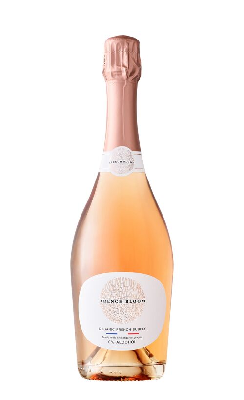 Vin pétillant sans alcool - French bloom Le Rosé 750ml
