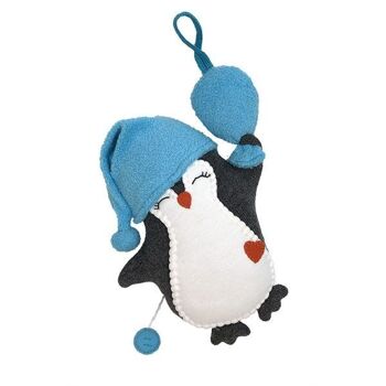 Pingouin boîte à musique