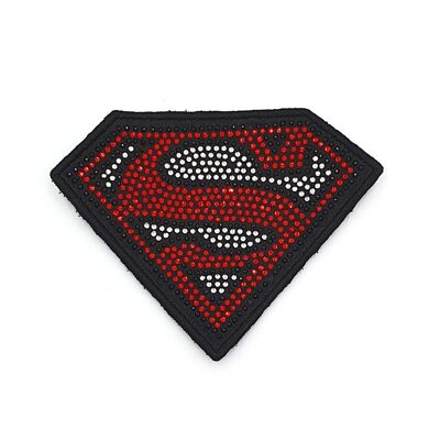 Mega Superman Rhinestone Badgeable