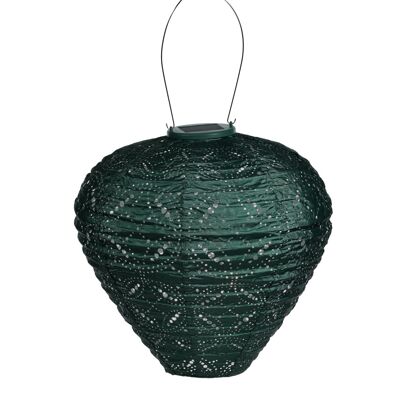 Nachhaltige LED-Laterne, Gartendekoration, Mandela-Ballon – 30 cm – Grün