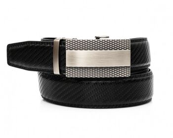 Ceinture homme automatique noire - "Teika"