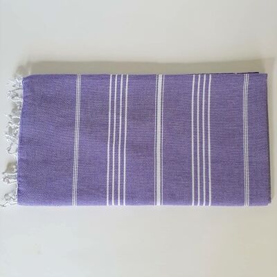 Serviette de Hammam en Coton Tendance, Violet