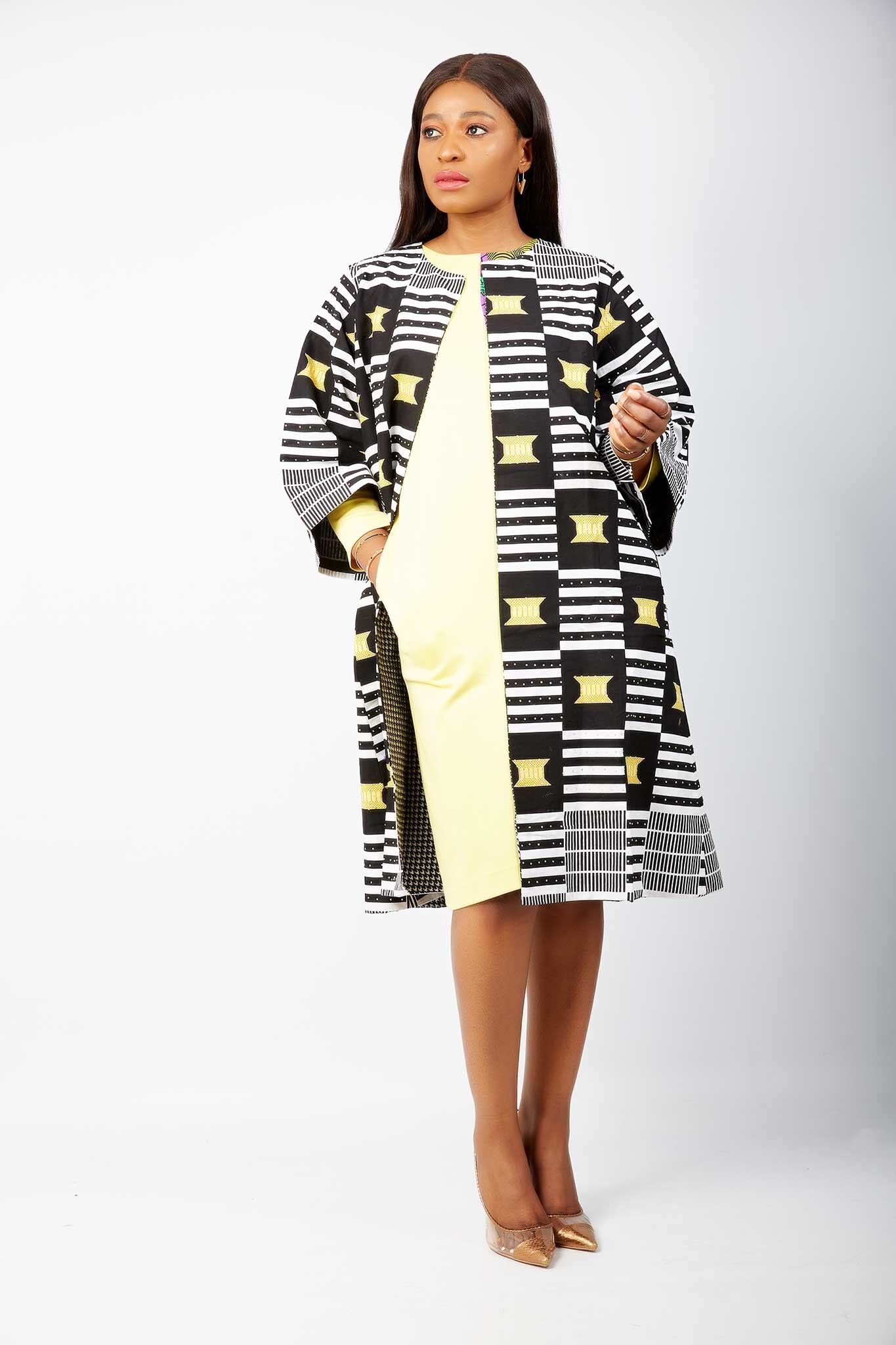 African print coat outlet dresses